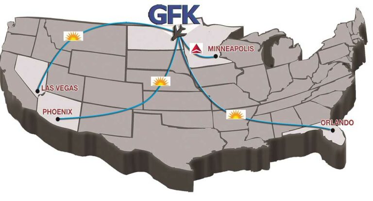 Airlines at GFK – Grand Forks International Airport