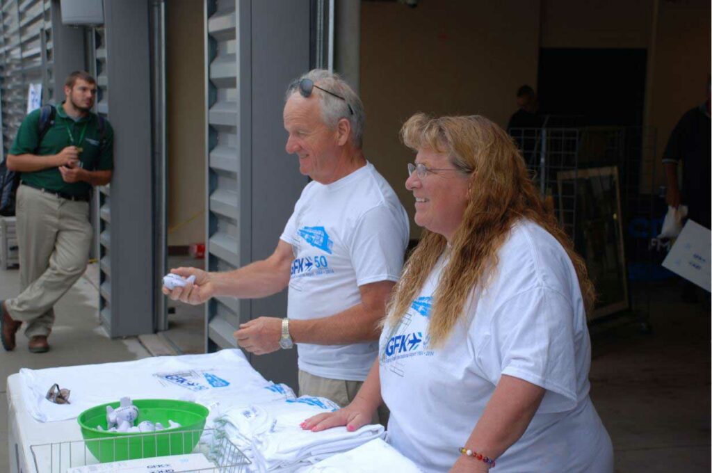 Volunteers At Open House