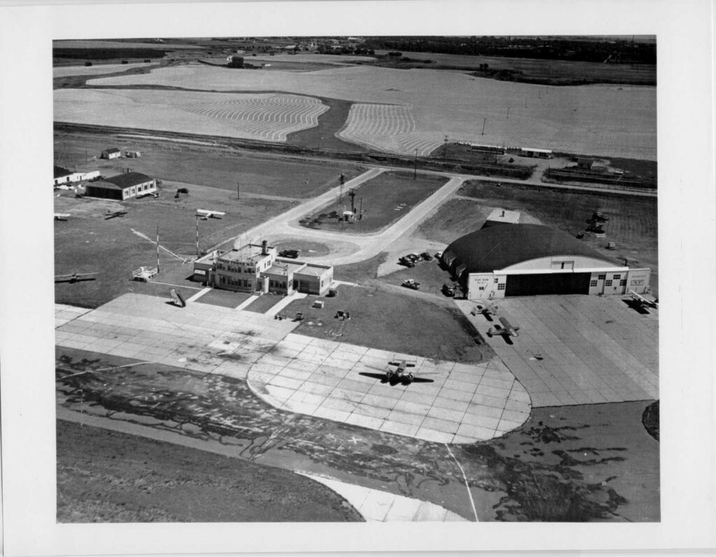 Grand Forks Airport Terminal - 1950 (Now Brekke Tours)