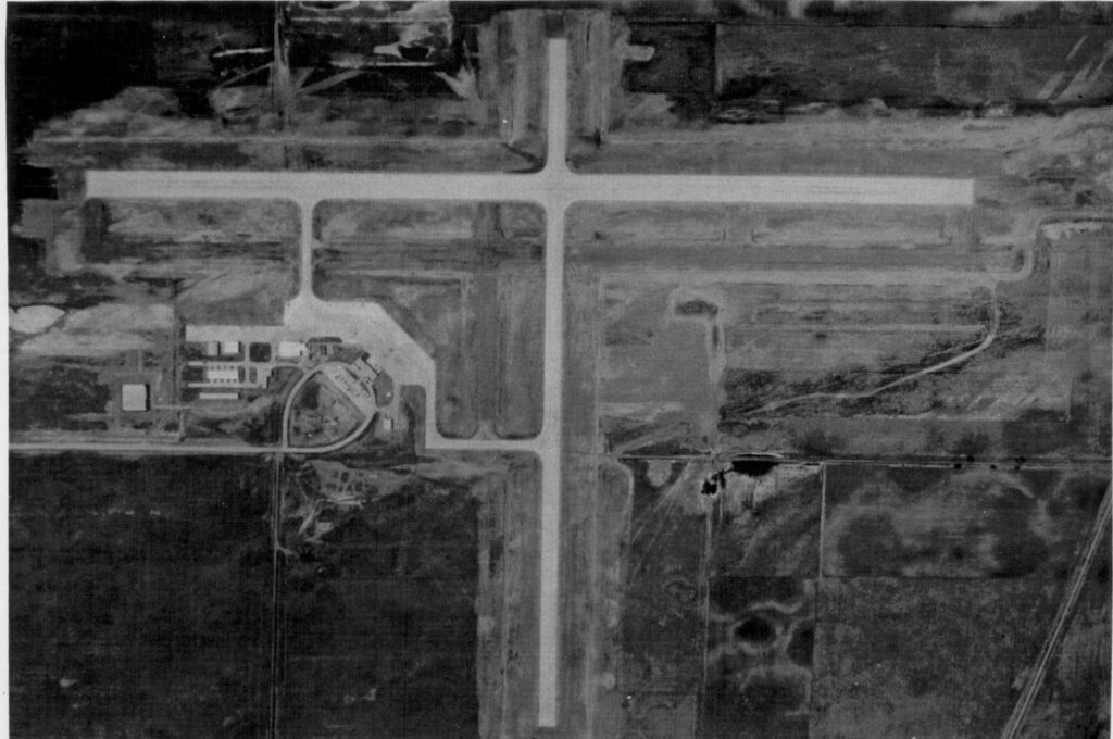 Aerial View of New Airport - 1963
