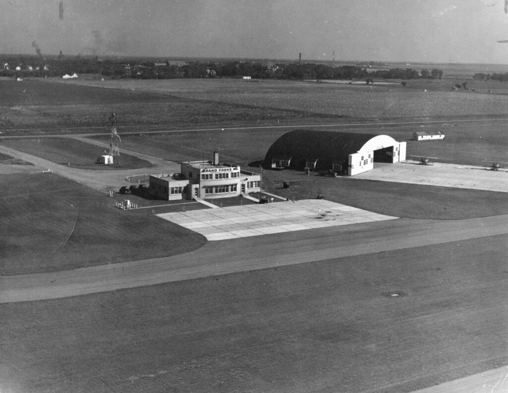 View of First Grand Forks Airport