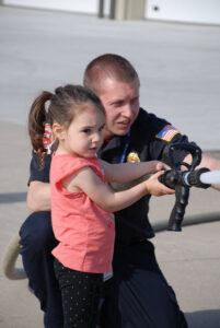 ARFF Specialist Brian Danahey With Guest