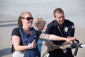 Fire Hose Demo with Guests