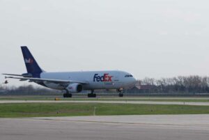 FedEx Jet Landing during Open House