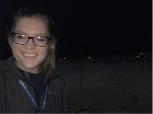Korissa on an Airfield Inspection